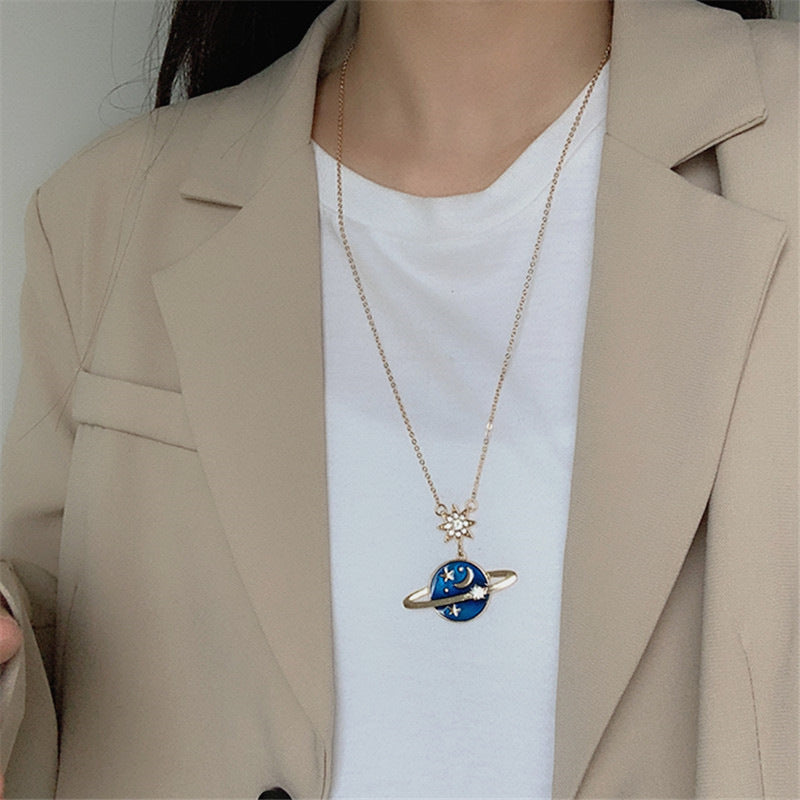 Yazdan necklace detail view showing oval pendant