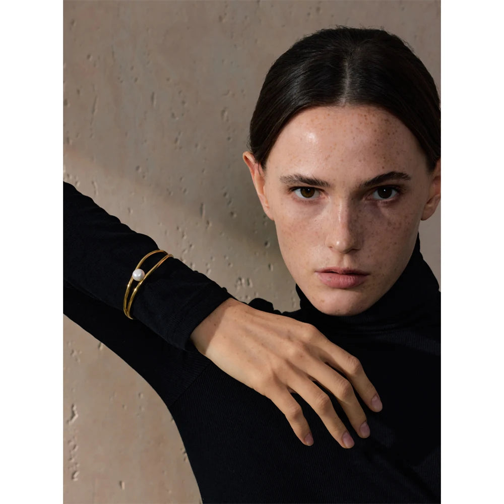 Ilda bracelet styled as feminine everyday jewelry