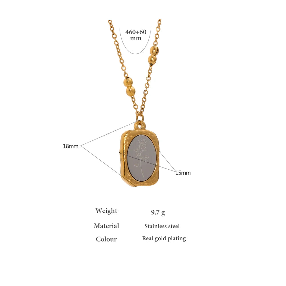 Fiora necklace displayed on a neutral background