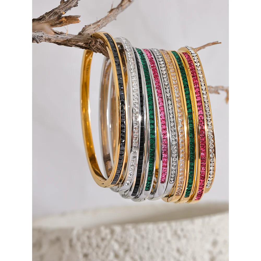 Baharak bracelet side view showing playful charm design