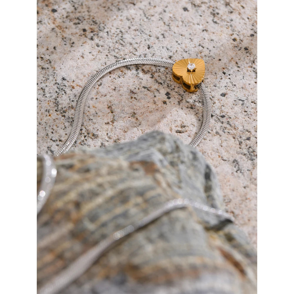 Amara necklace styled as refined everyday jewelry