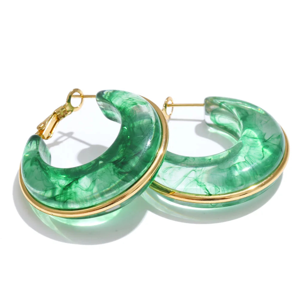 Mirelle earrings alternative angle showing textured detail