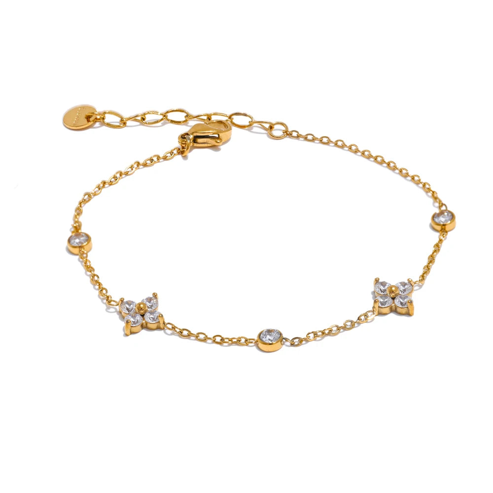 Nazanin bracelet styled as delicate everyday jewelry