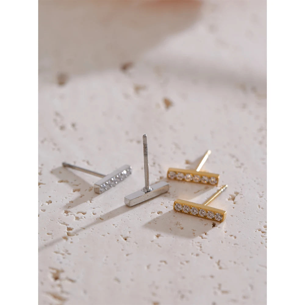 Celestine earrings styled as refined everyday jewelry