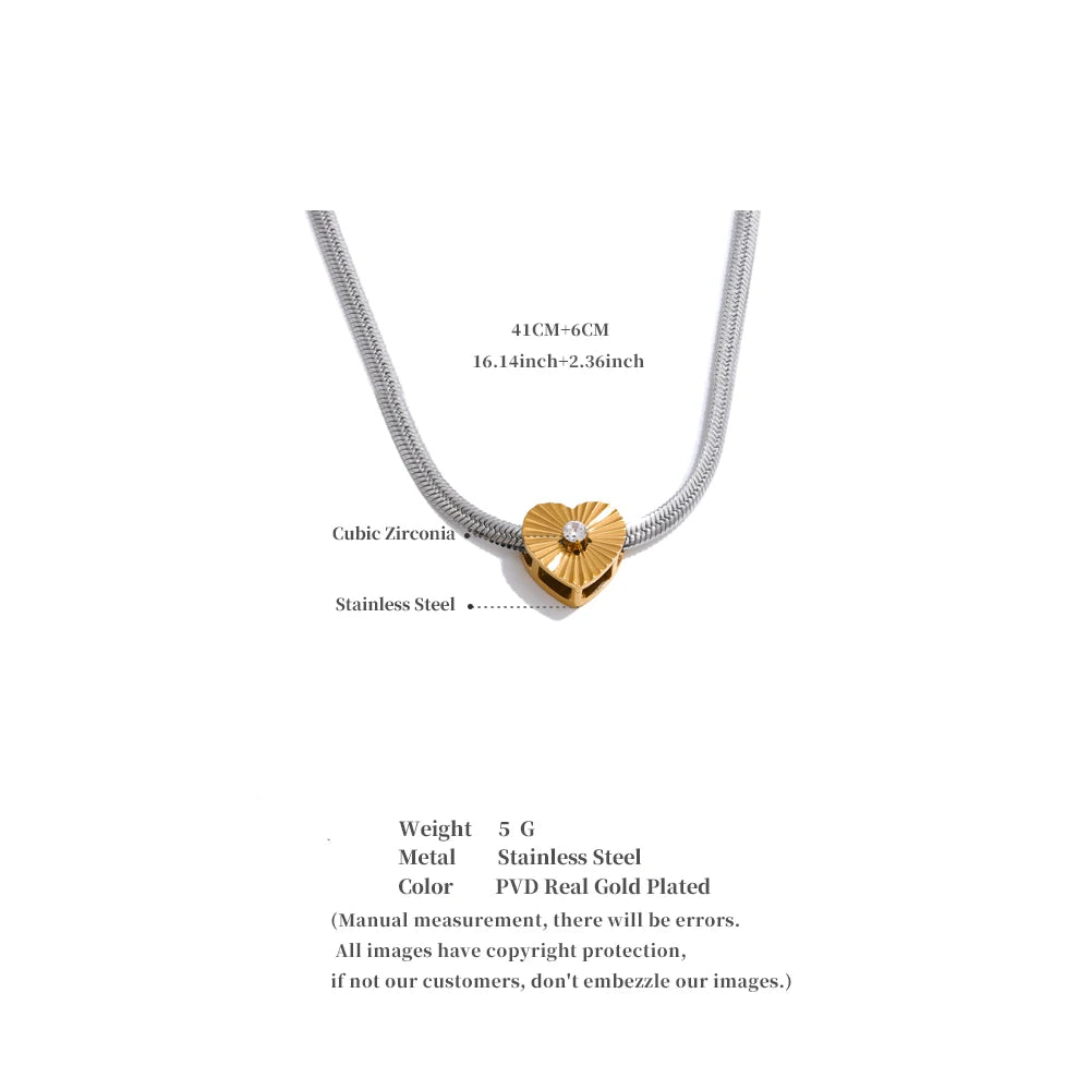 Amara necklace displayed on a neutral background