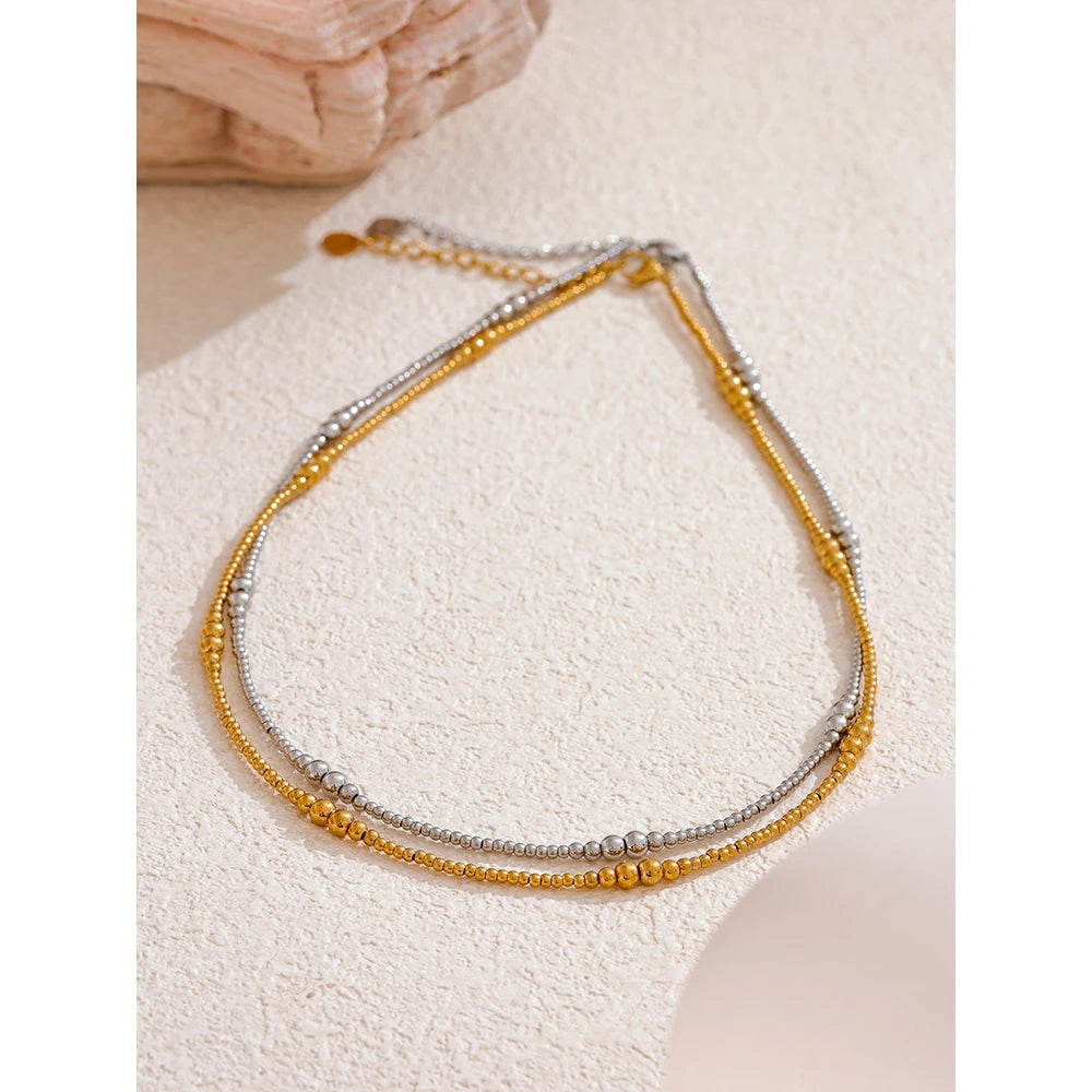 Marisol necklace detail view showing polished finish