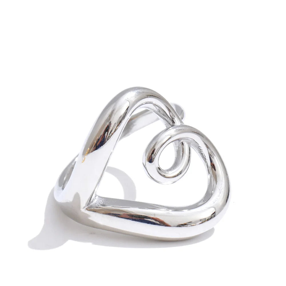 Mahtab ring alternative angle showing polished finish
