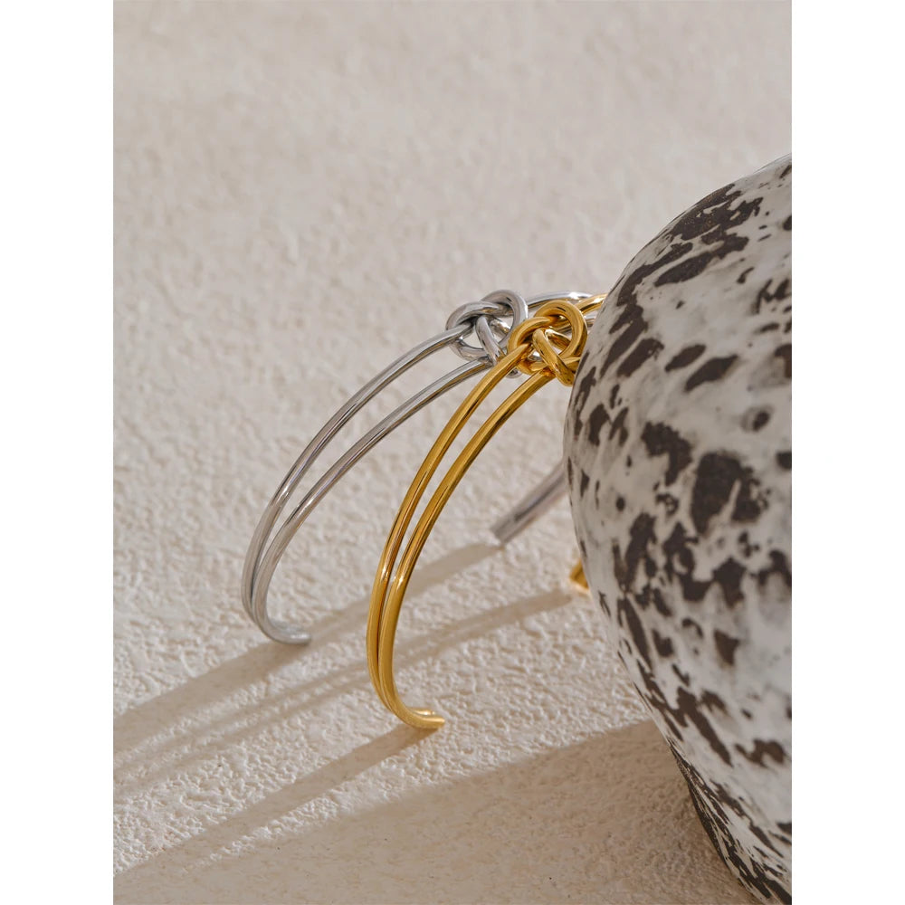 Close-up of polished bracelet surface