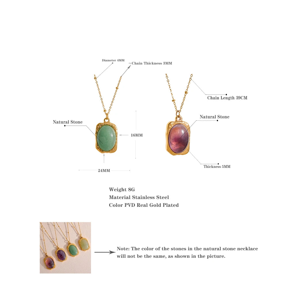 Virelle necklace displayed on a neutral background
