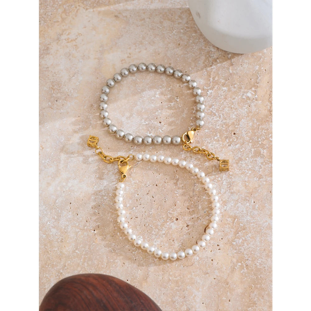 Golnessa bracelet side view showing delicate chain design