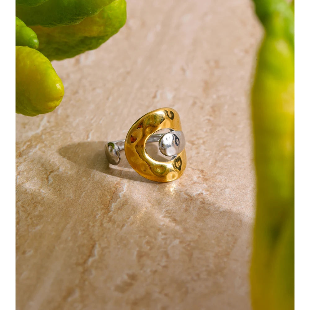 Mira ring alternative angle showing open-band design