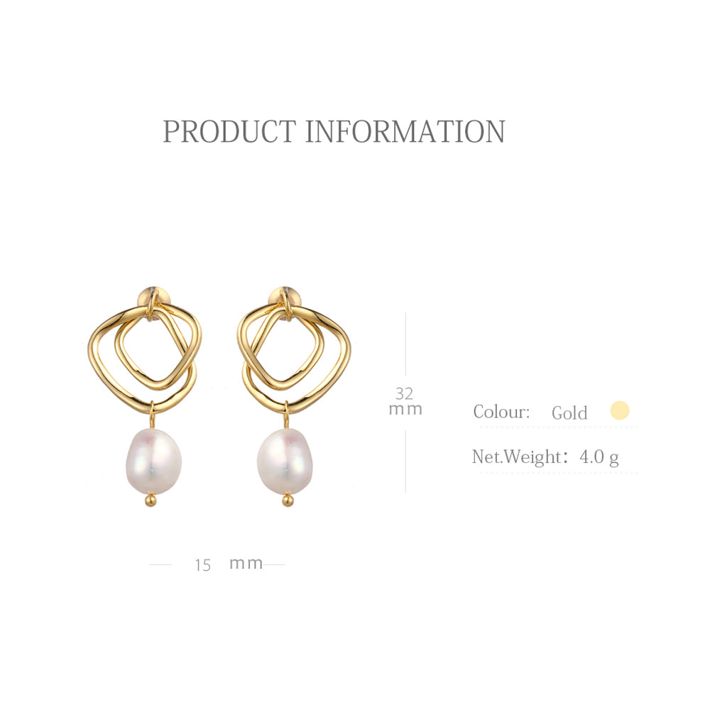 Tormalin earrings displayed on a neutral background