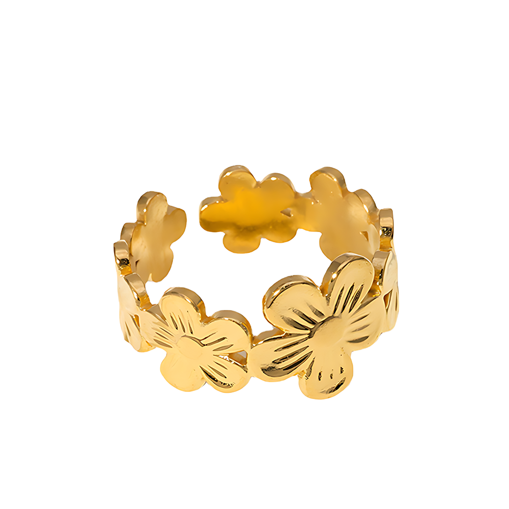 Meihua ring side view showing smooth silhouette
