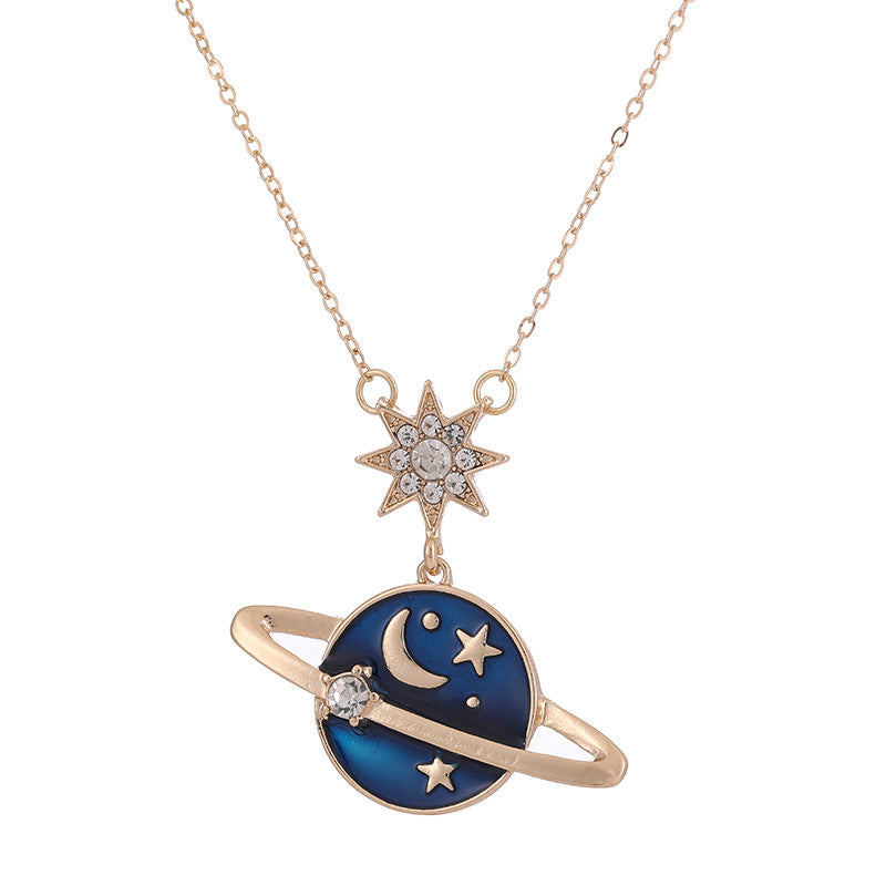 Gold stainless steel adjustable necklace with textured oval pendant