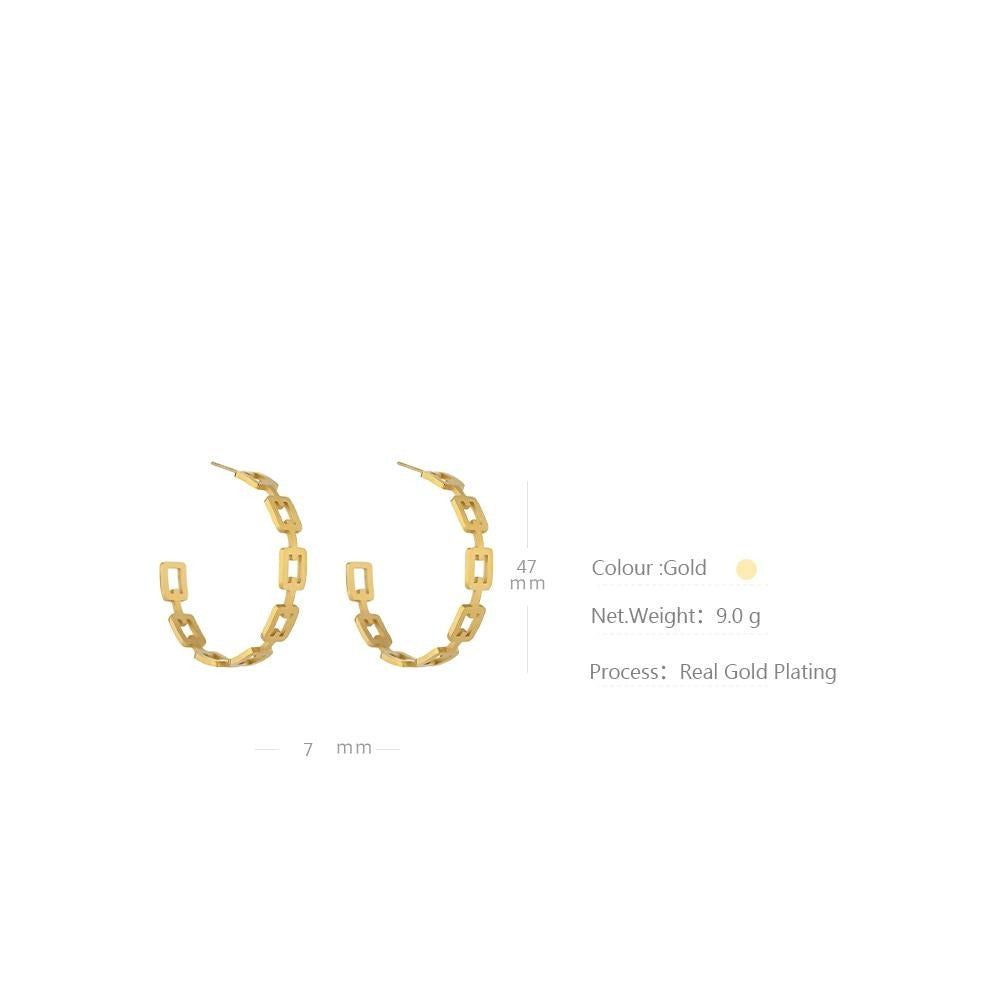 Nilash earrings displayed on a neutral background