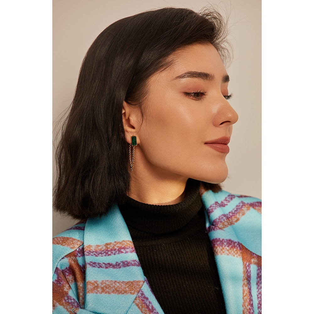 Bahar earrings close-up showing textured oval detail