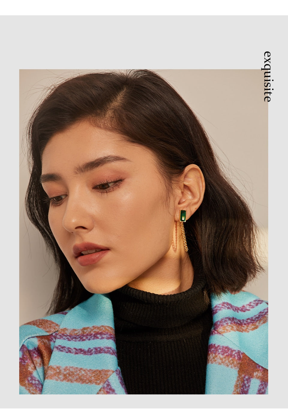 Bahar earrings styled as refined everyday jewelry