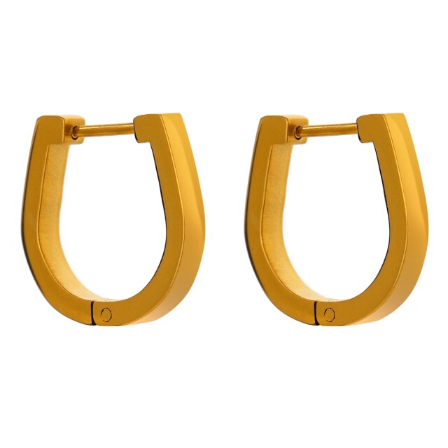 Serenje earrings close-up showing textured oval detail