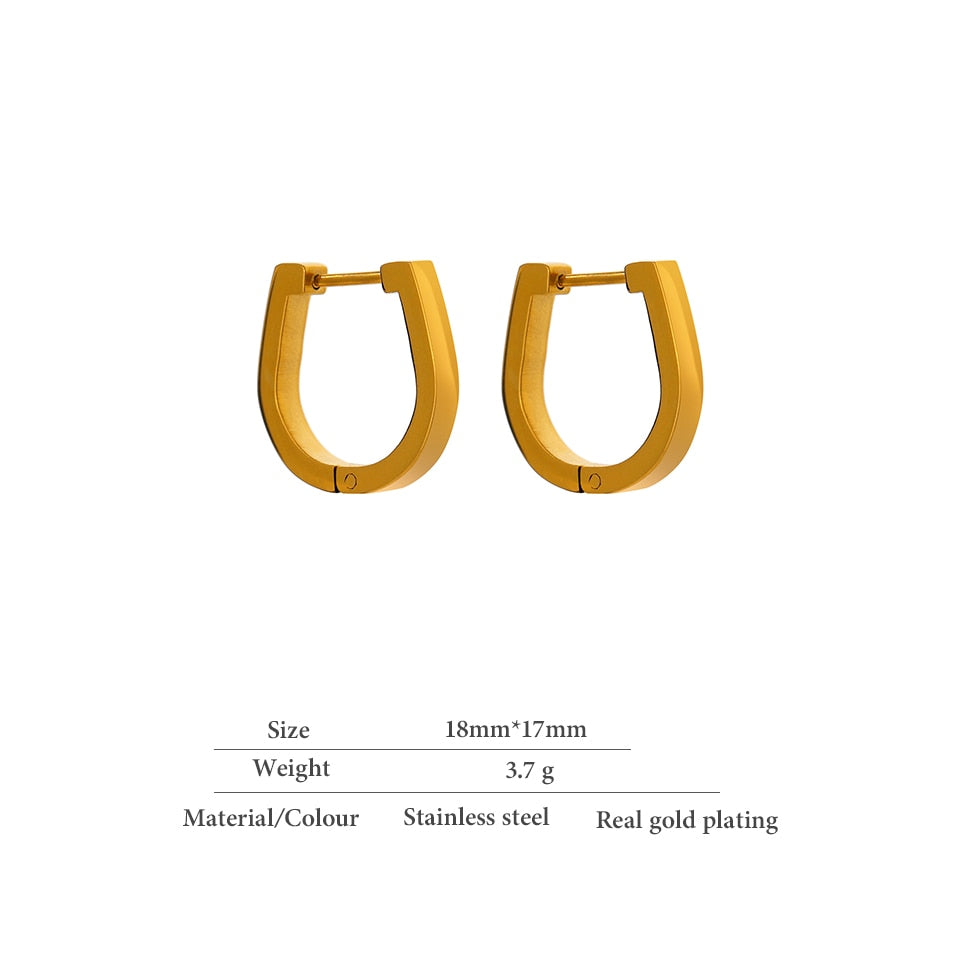 Serenje earrings side view showing drop silhouette