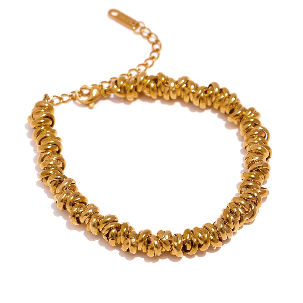 Shiva bracelet styled as confident everyday jewelry