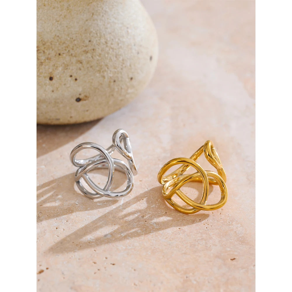 Parisa ring styled as a modern confident accent