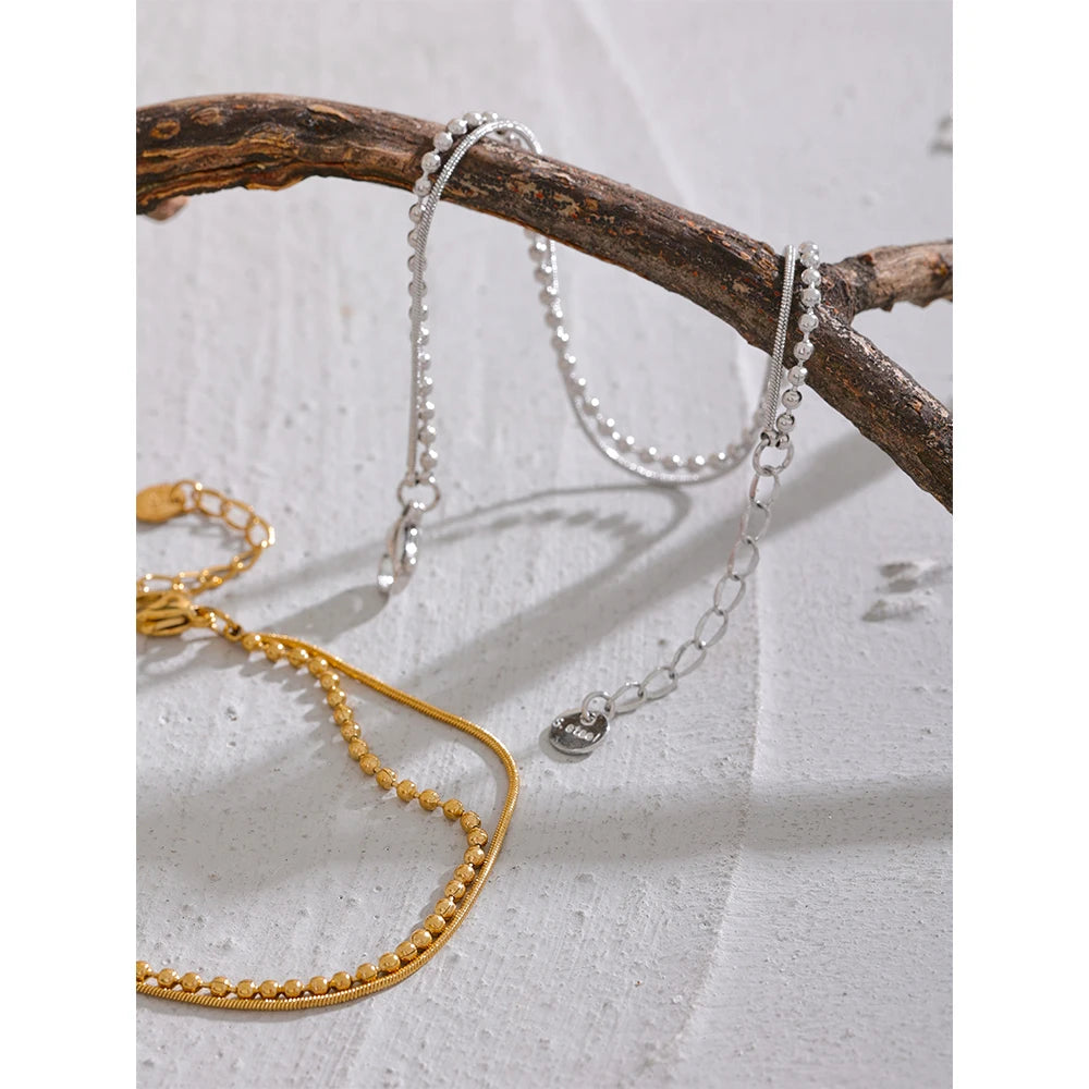 Yekta bracelet detail view showing bead accents