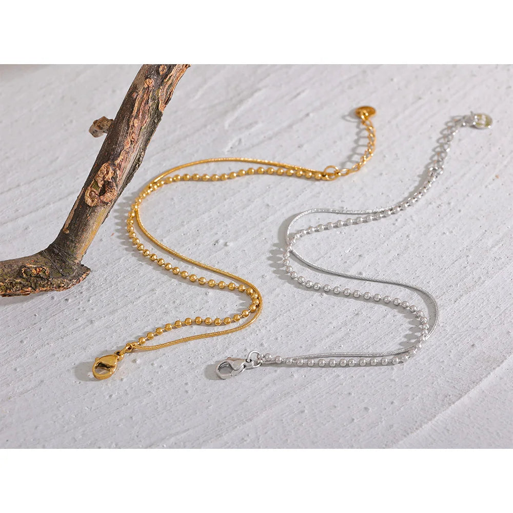 Yekta bracelet styled as chic everyday jewelry