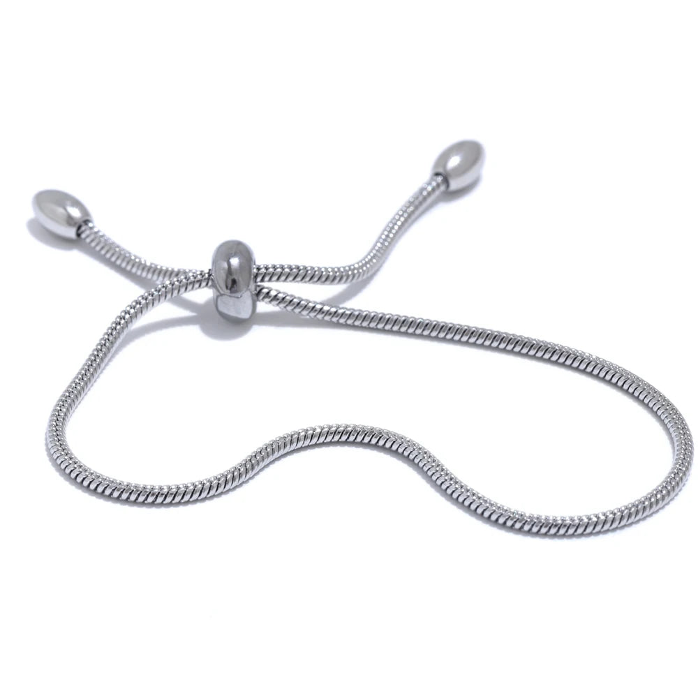Ziba bracelet alternative angle showing adjustable chain