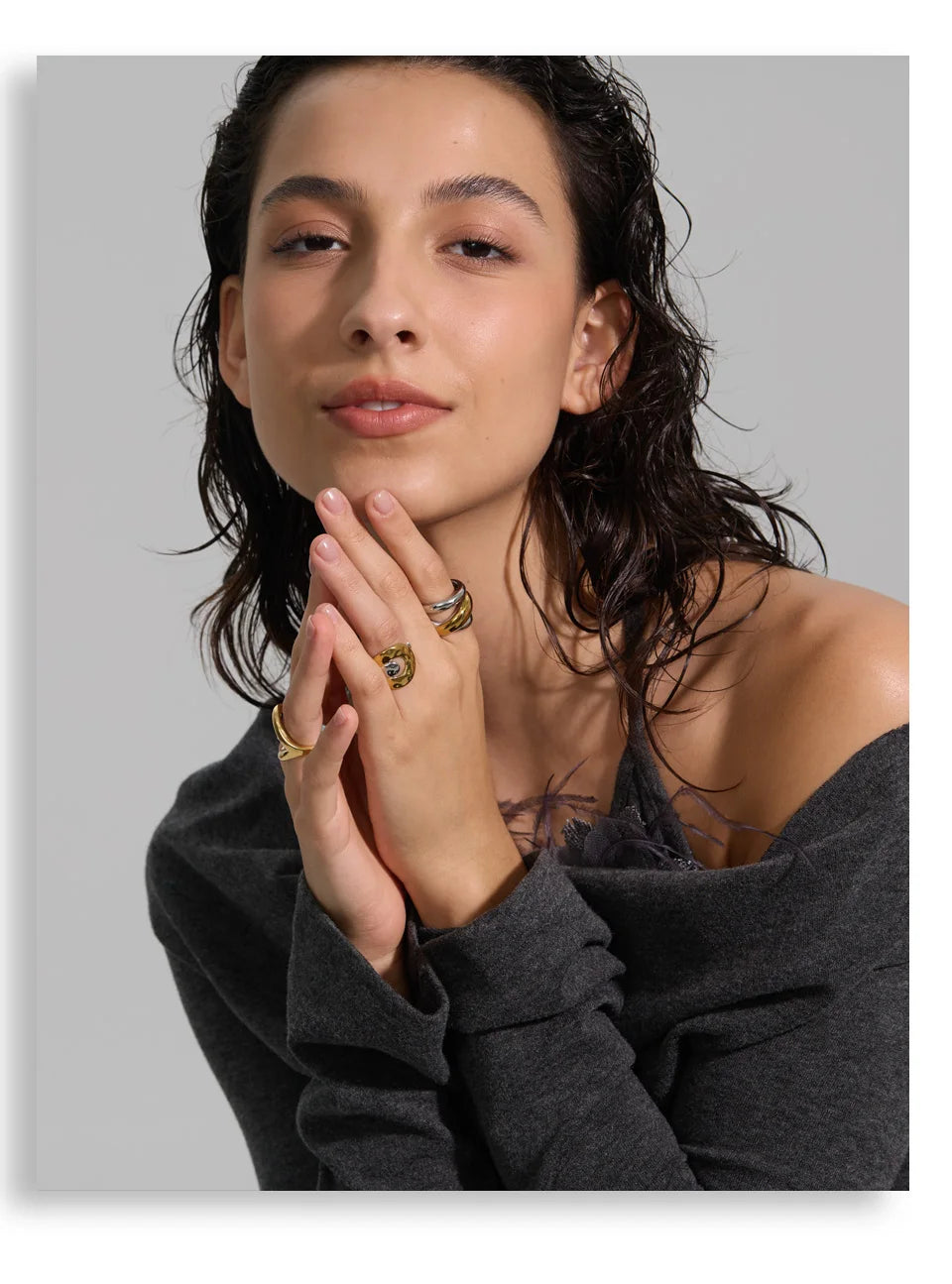 Mira ring styled as a subtle everyday accent