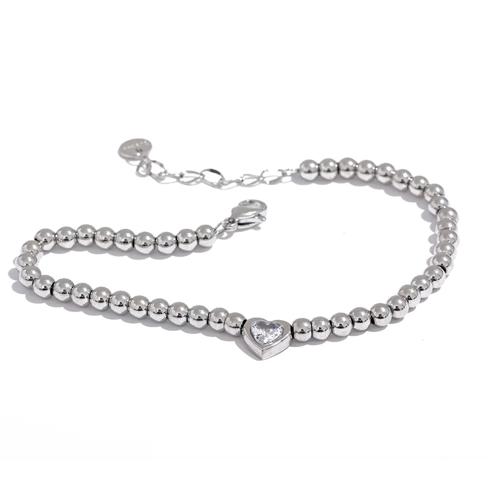 Mina bracelet styled as feminine everyday jewelry